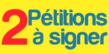 2 Pétitions à signer pour le vélo