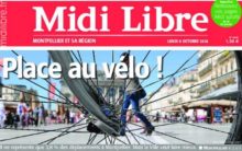 En queue de peloton en ville, le vélo veut refaire son retard... (Midi Libre du 8-10-2018)
