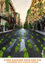 Marche pour le climat à bicyclette