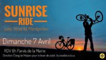 SunRiseRide #2 : dimanche 7 avril à 6h du matin