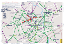 Carte des temps de trajet