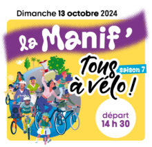 Manifestation Tous à vélo 2024 - Report au 13 octobre