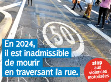 Die-in piétonne tuée